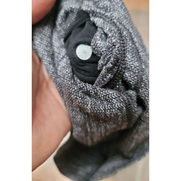 Lululemon Womens Size 4 Wunder Under High Rise Leggings Heathered Gray/blk - Picture 4 of 7